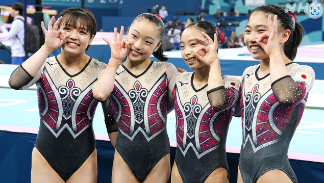 体操女子日本代表の4人