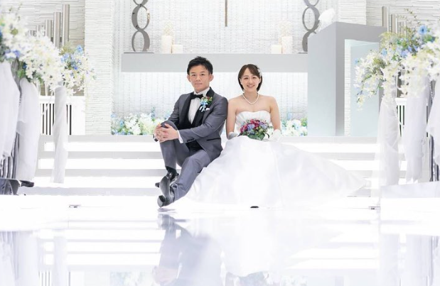 樋口黎選手の結婚式